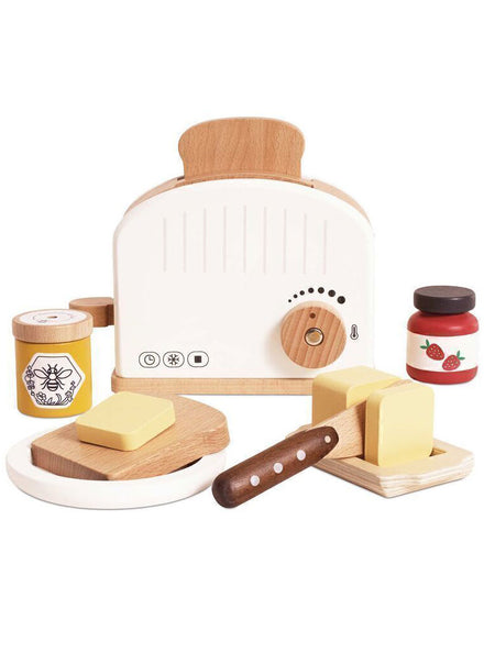 Childrens Wooden Pretend Toaster Set - Main Image