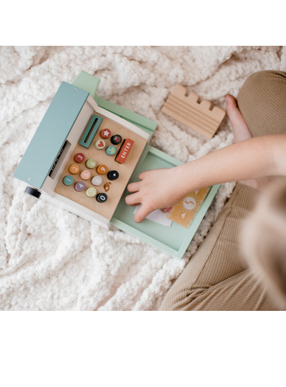 Childrens Wooden Shop Til Toy - Lifestyle Image 2