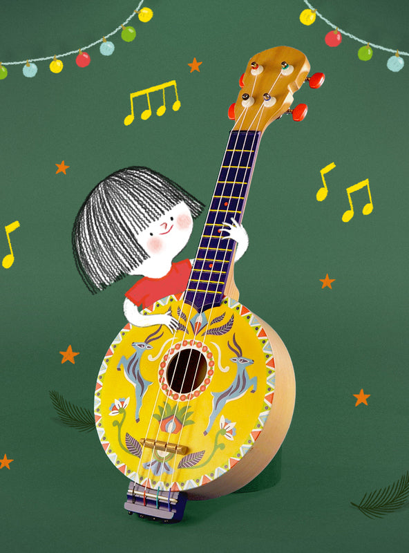Childrens Yellow Banjo Instrument - Alternate Image