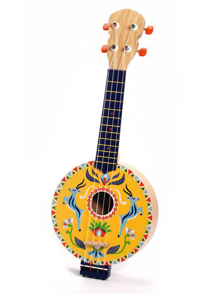 Childrens Yellow Banjo Instrument - Main Image