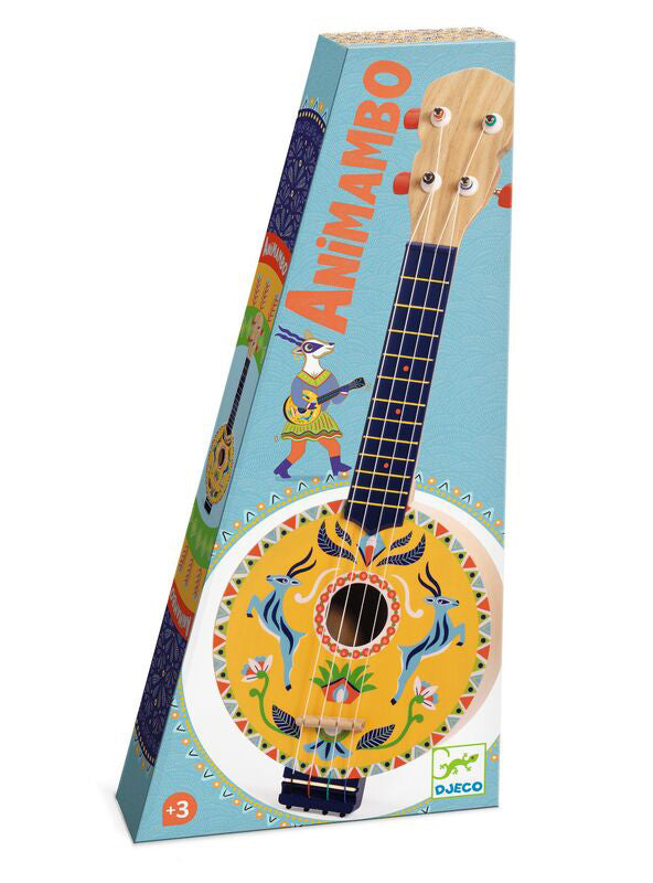 Childrens Yellow Banjo Instrument - Packing Image