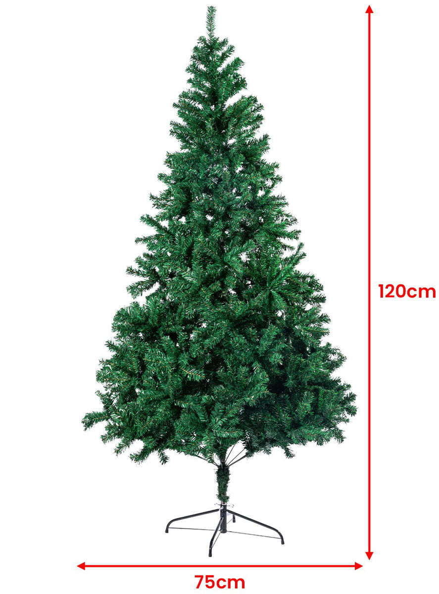 Christabelle Classic Green Christmas Tree 120cm Dimensions Image