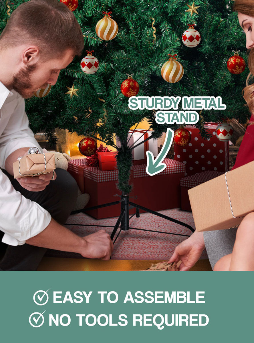 Christabelle Classic Green Christmas Tree 180cm Stand Image 2