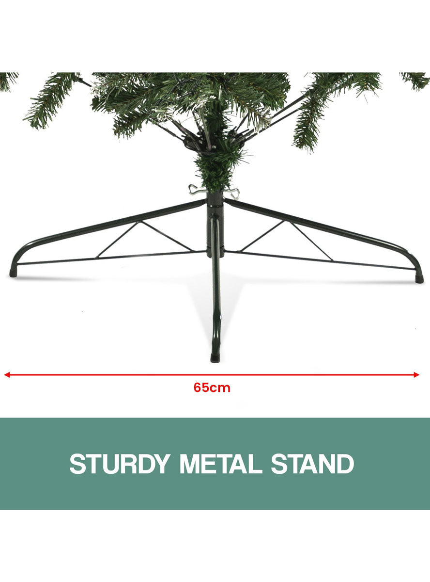 Christabelle Warm White Prelit Christmas Tree With Pinecone Decorations 270cm Stand Image