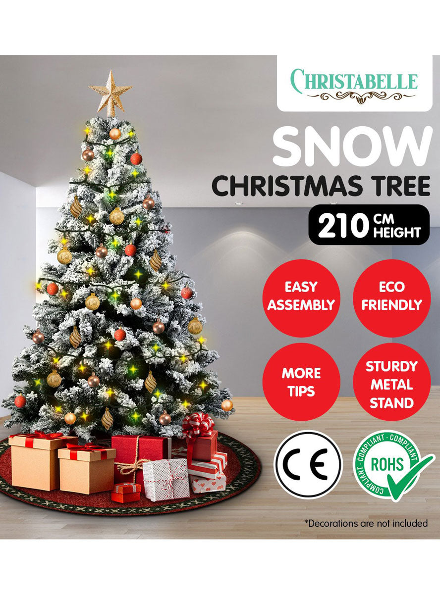 Christabelle Snow Tipped Christmas Tree 210cm Information Image
