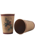 Image of Christmas Joy Brown 12 Pack Paper Cups