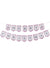 Image of Pink Christmas Gnomes Merry Christmas Bunting