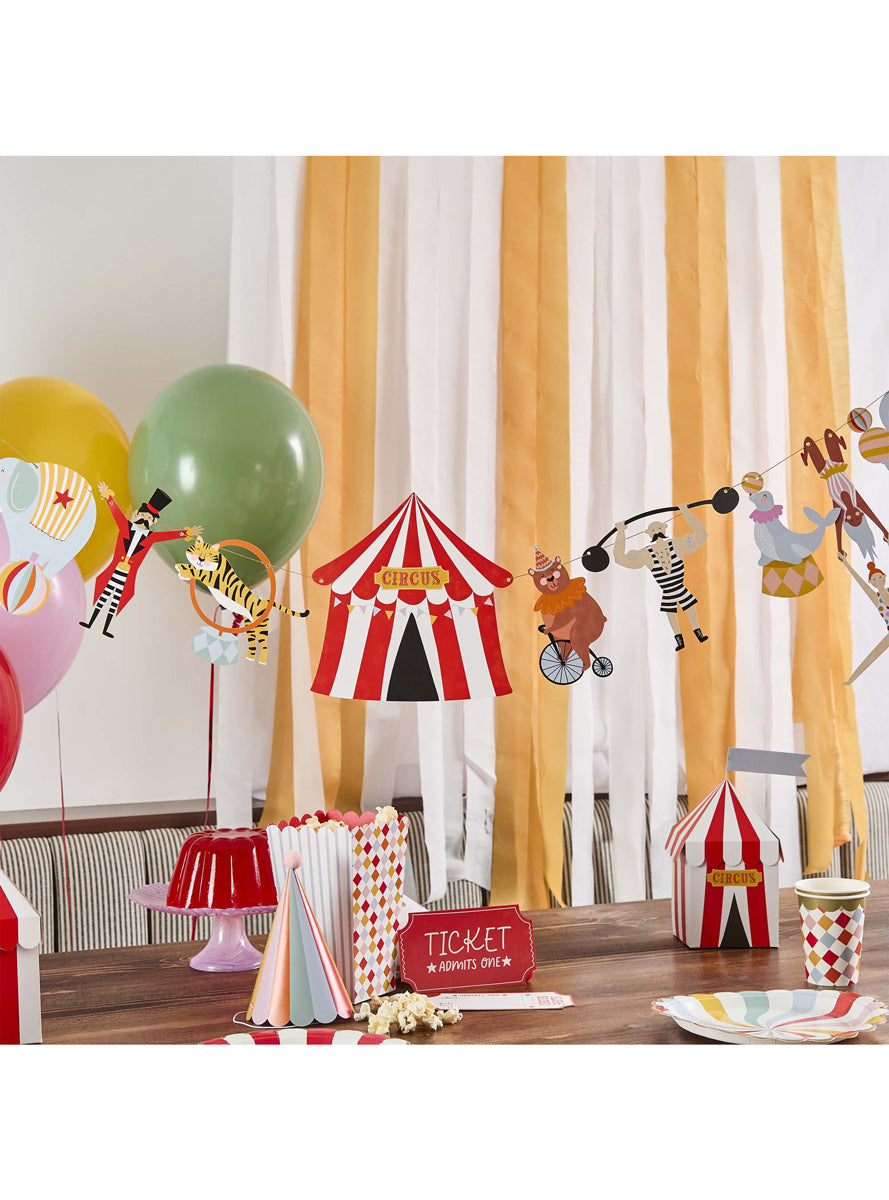Circus Party 3m Long Character Garland — Lifestyle Image 2