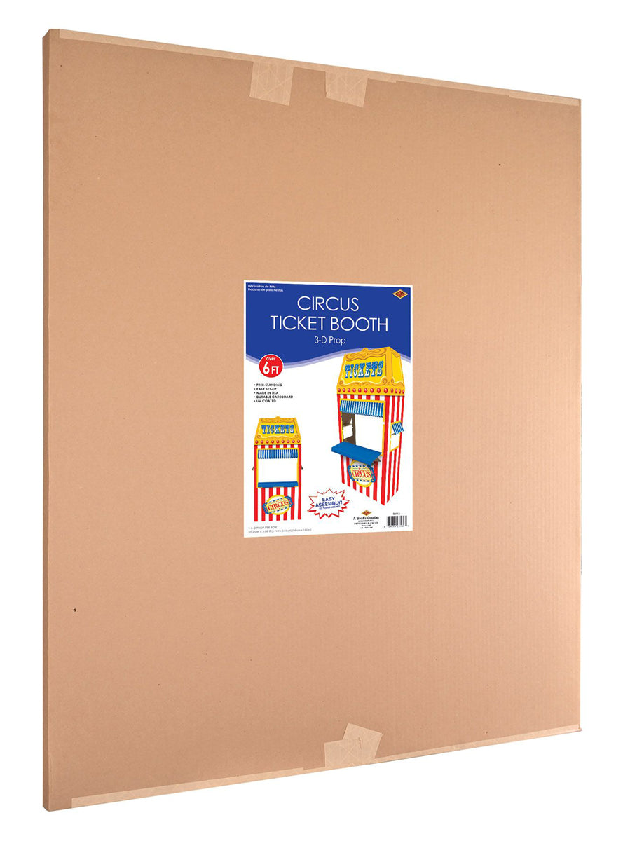 Circus Ticket Booth 183cm Party Prop — Packaging Image