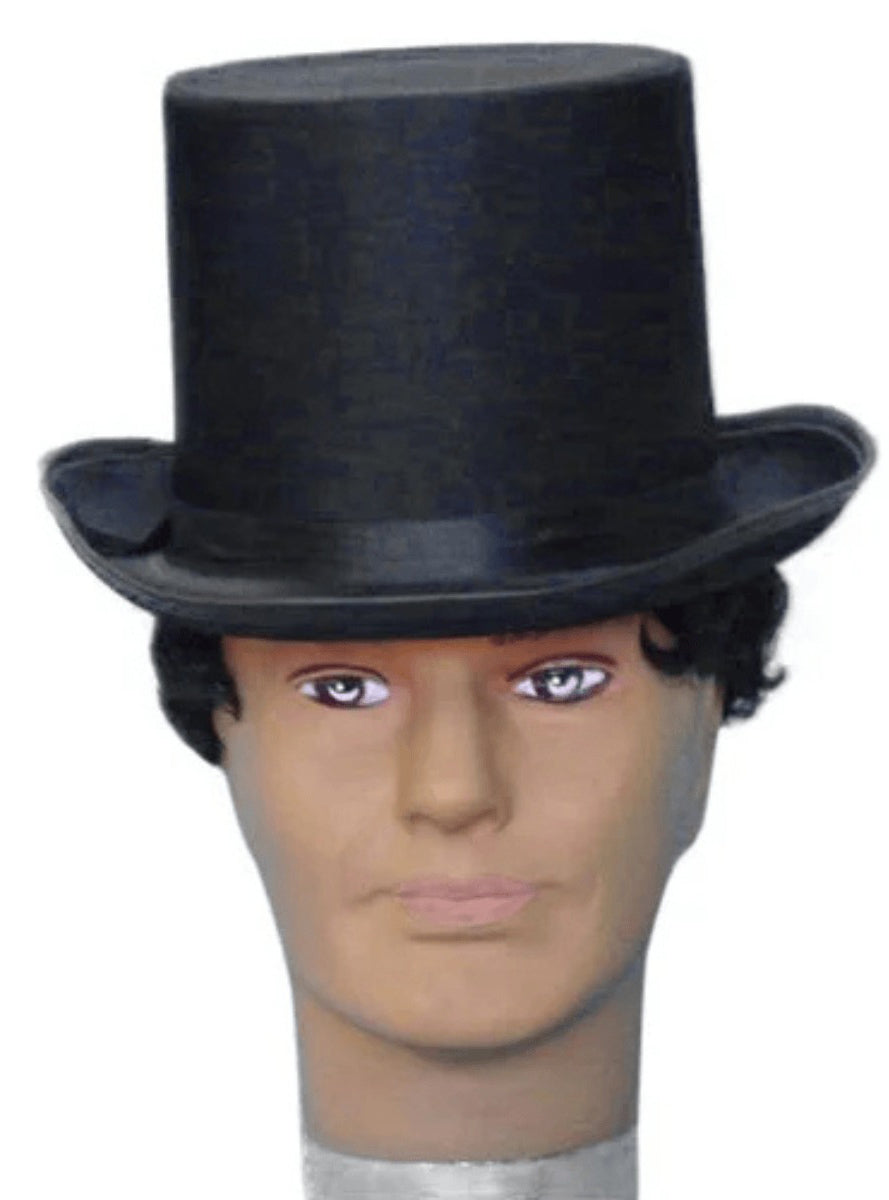 Classic Adults Tall Black Costume Top Hat - Main Image
