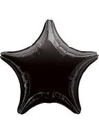 Classic Black Foil 45cm Star Balloon - Main Image