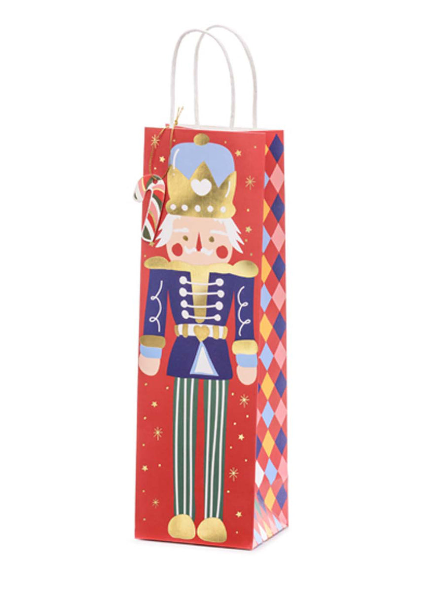 Nutcracker Wine Bottle Gift Bag - Main Image