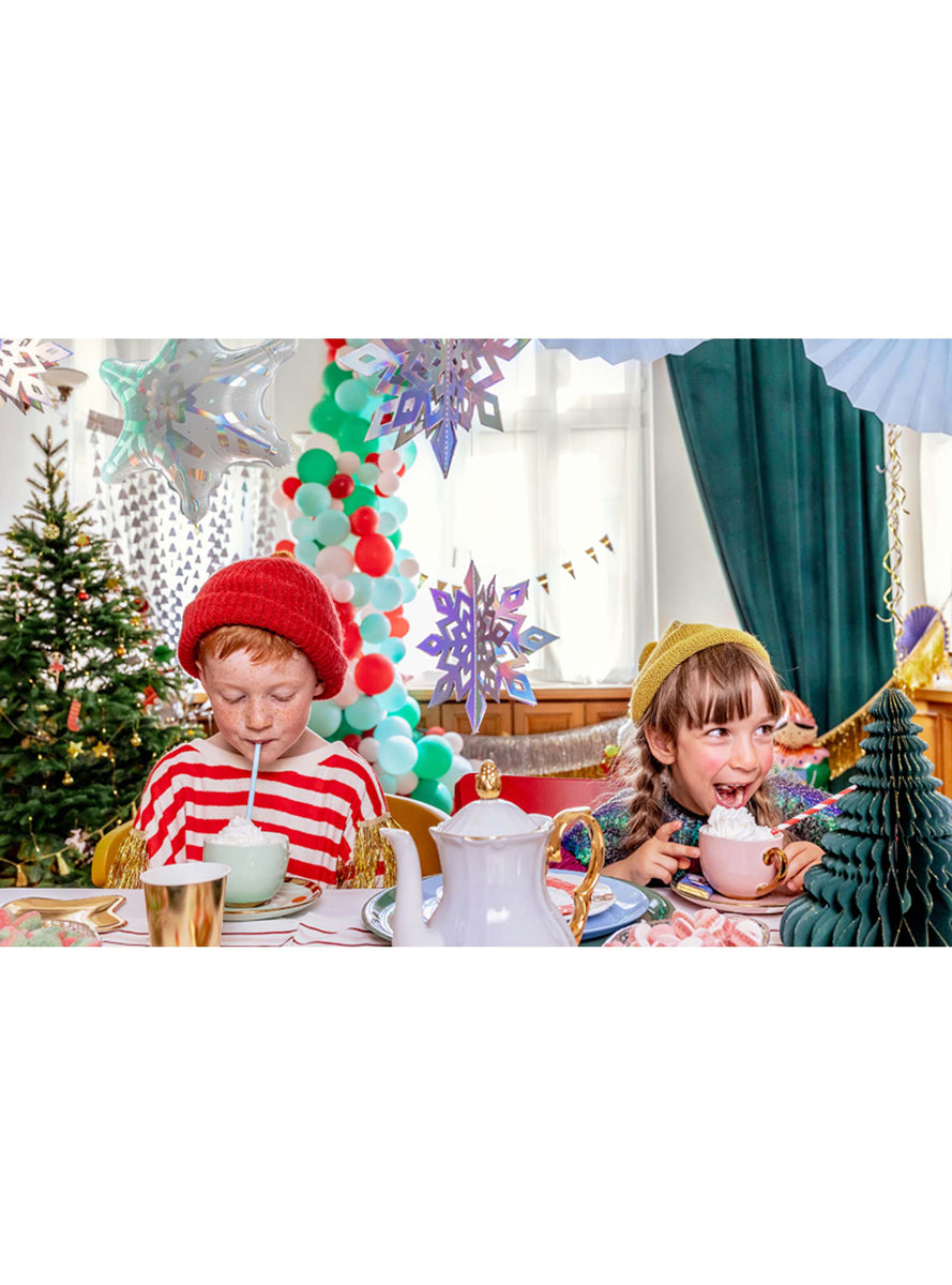 Iridescent Snowflake Hanging Decorations - Lifestyle Image 2
