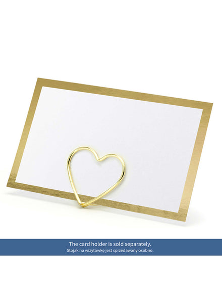 Classic Gold Edge 10 Pack Place Cards