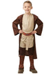 Image of Star Wars Boys Hooded Brown Jedi Costume Robe - Main Image