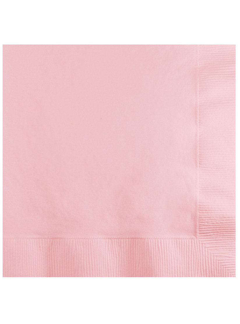Classic Pink 50 Pack Lunch Napkins - Main Image