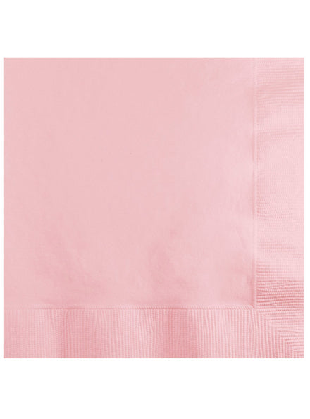 Classic Pink 50 Pack Lunch Napkins - Main Image