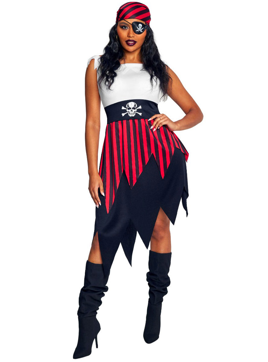 Deckhand Pirate Womens Costume - Alternate Image 1