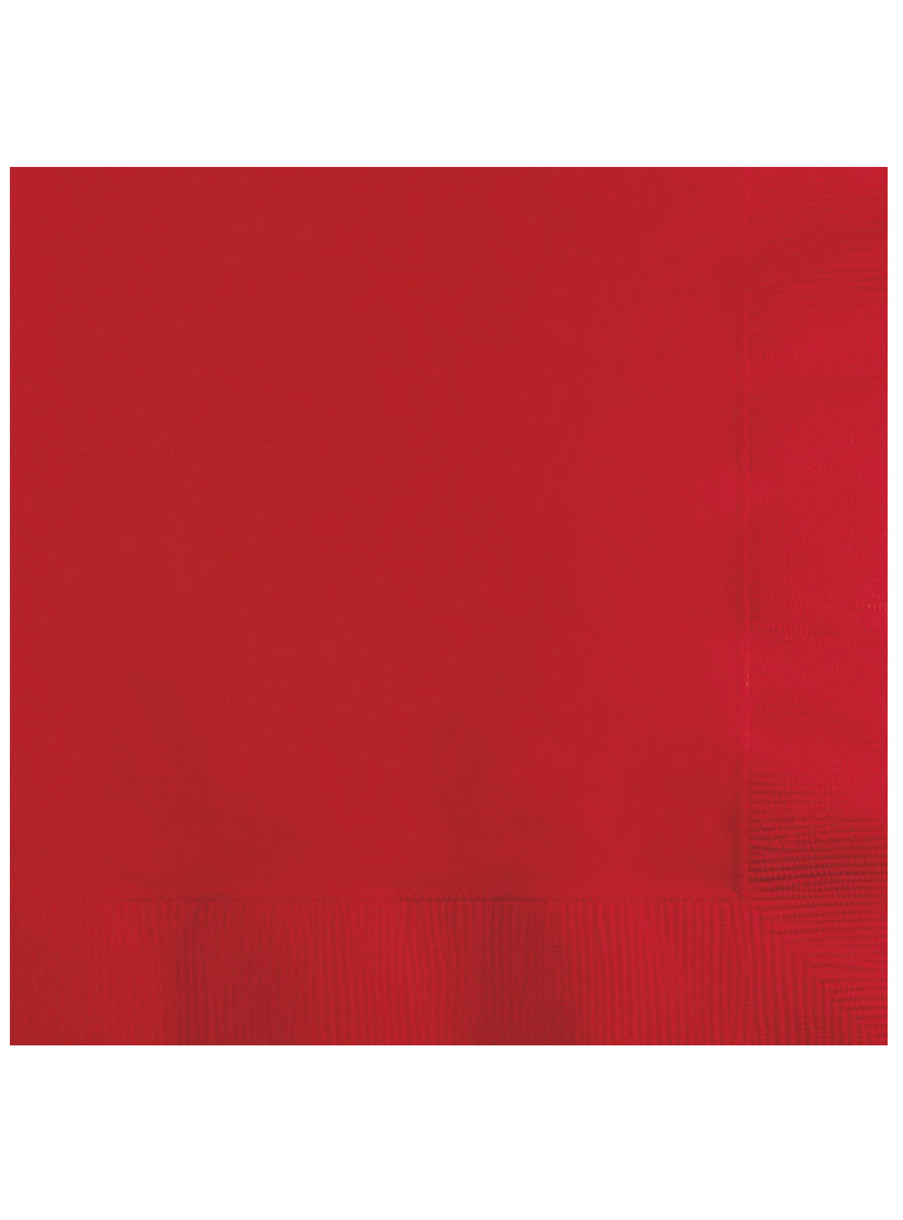 Classic Red 50 Pack Lunch Napkins – Main Image