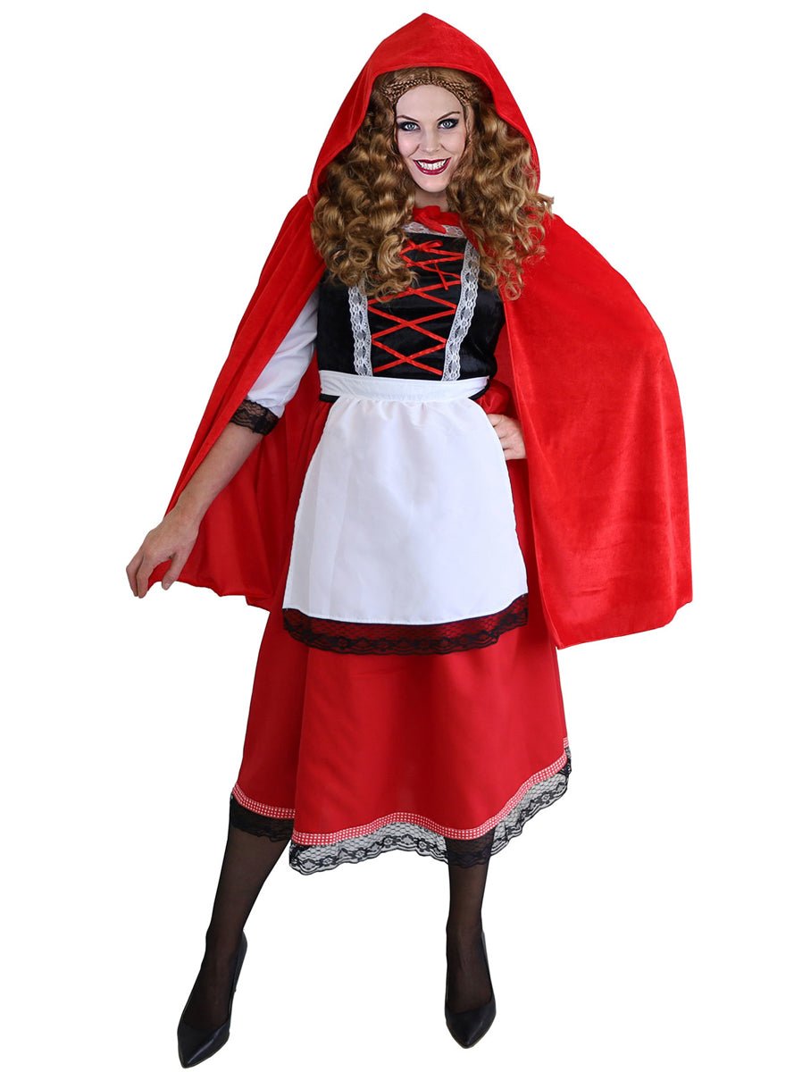 Classic Red Riding Hood Womens Fairytale Costume - Main Image