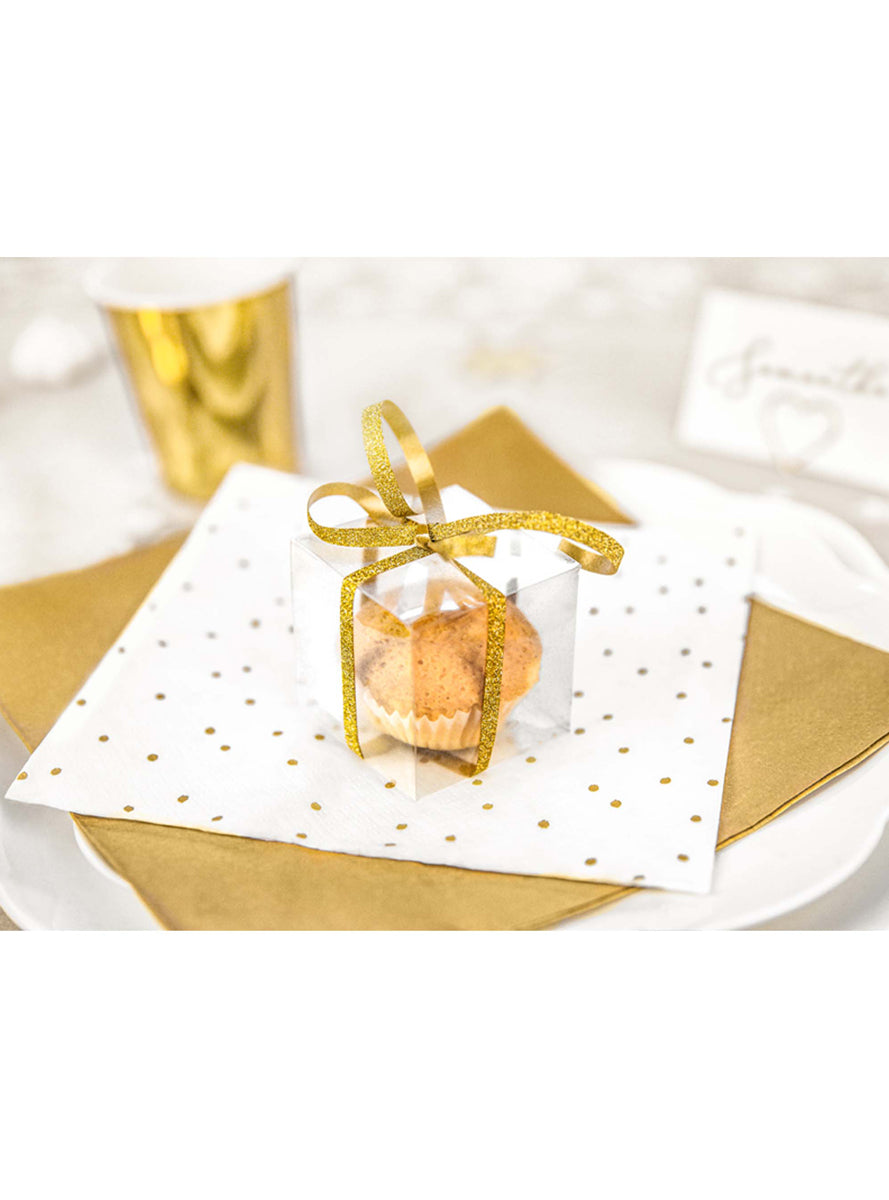 Classic Wedding 10 Pack Clear Acetate Favour Boxes — Lifestyle Image 2