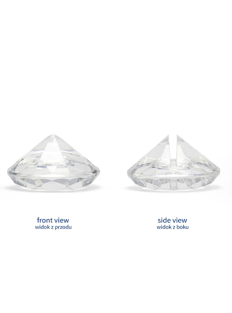 Classic Wedding 10 Pack Diamond Shaped Place Card Holders — Alternative Image