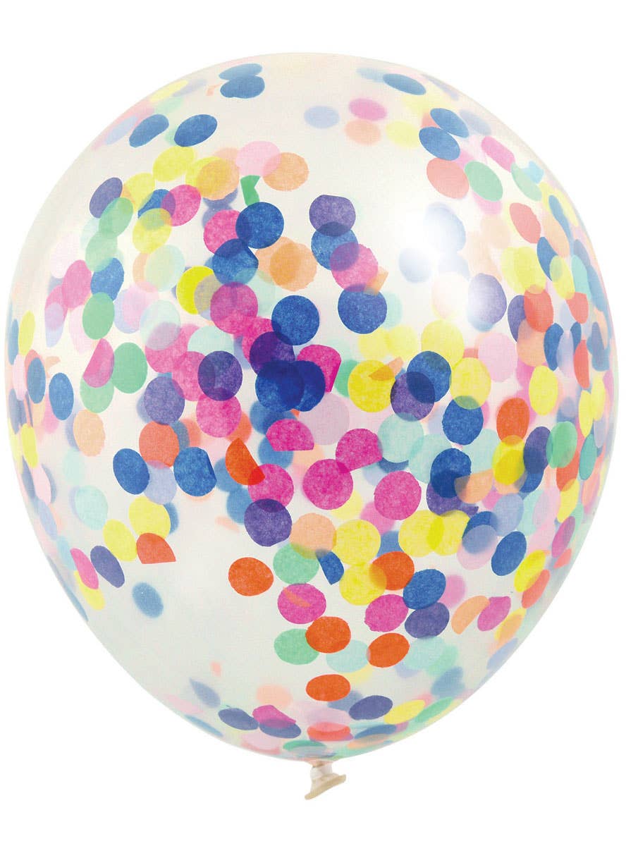3 Pack Rainbow Confetti Balloons 30cm Latex Balloons 3 Pack Rainbow Confetti Balloons 30cm Latex Balloons