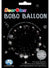Image of Clear 45cm Bobo Balloon With White LED Lights