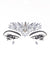 Image of Stick-On Dazzling Silver Diamante Festival Face Jewels