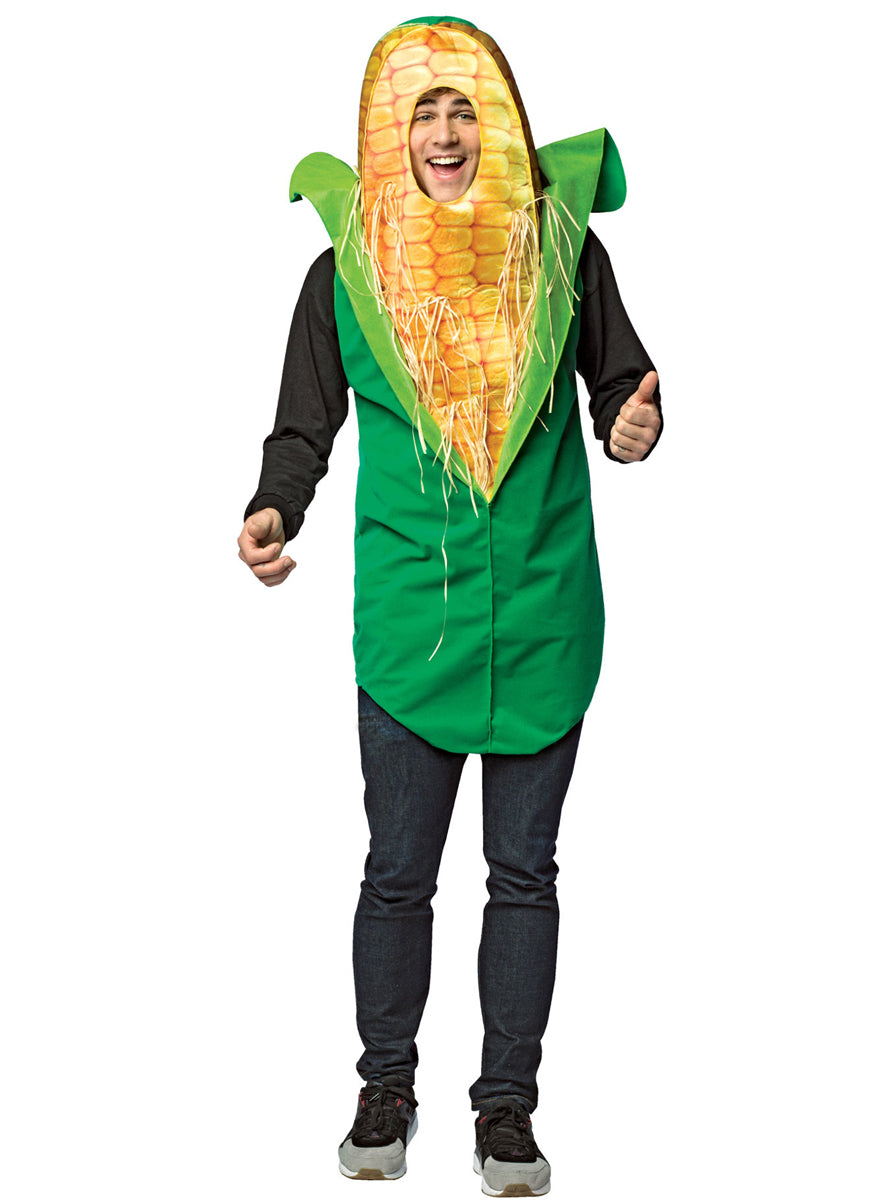 Cob of Corn Novelty Adults Food Costume - Main Image