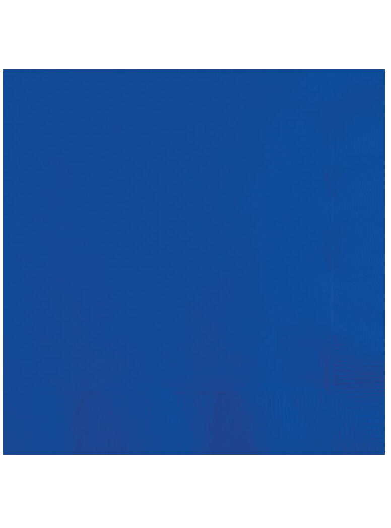 Cobalt Blue 50 Pack Beverage Napkins – Main Image