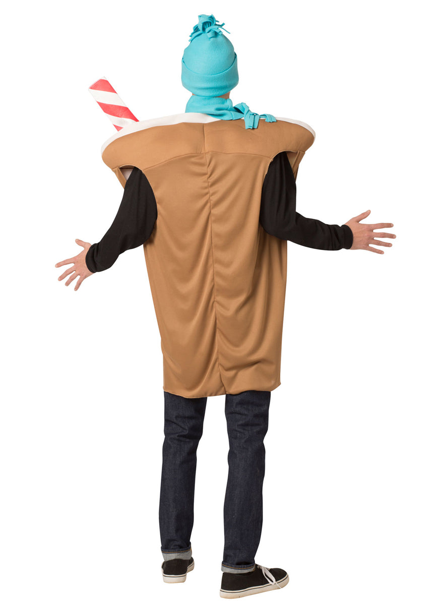 Cold Brew Coffee Cup Novelty Adults Costume - Back Image