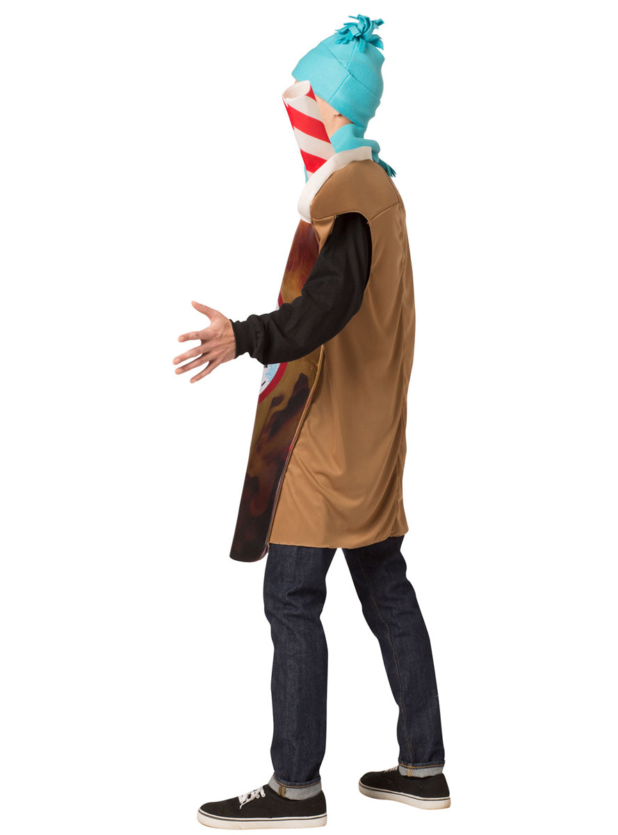 Cold Brew Coffee Cup Novelty Adults Costume - Side Image