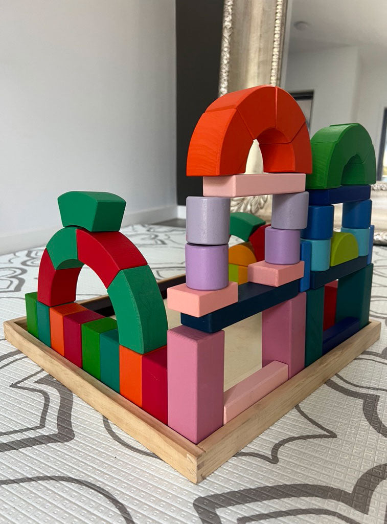 Kids Colourful Building Blocks Set - Alternate Image