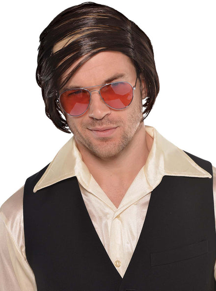Classic Old Man Comb Over Costume Wig - Main Image