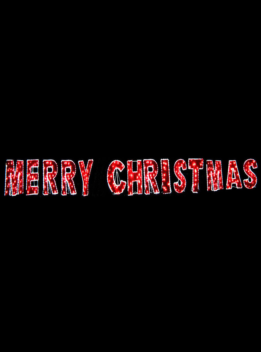Commercial Size Merry Christmas LED Sign - Main Image
