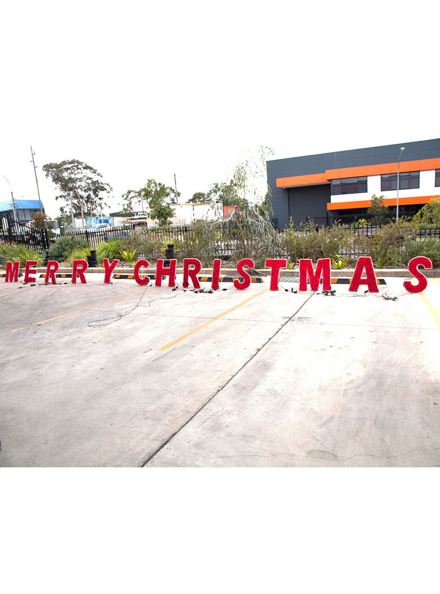 Commercial Size Merry Christmas LED Sign - Alternate Image