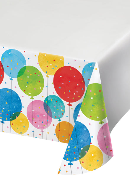 Confetti Balloons Printed Party Table Cover – Main Image