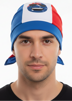 Australian Day Cool Dude Australian Flag Emoji Bandanna- Main image