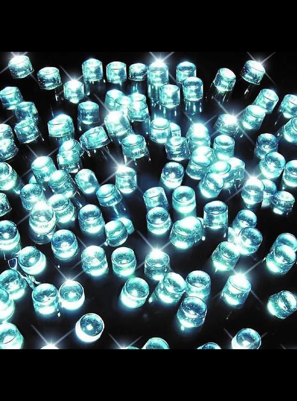 Cool White Battery Operated Fairy String Lights 300 Bulb - Main Image