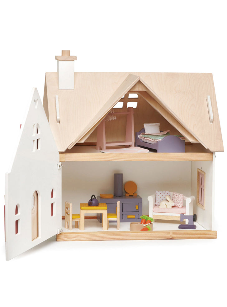 Cottontail Cottage Childrens Wooden Doll House - Alternate Image