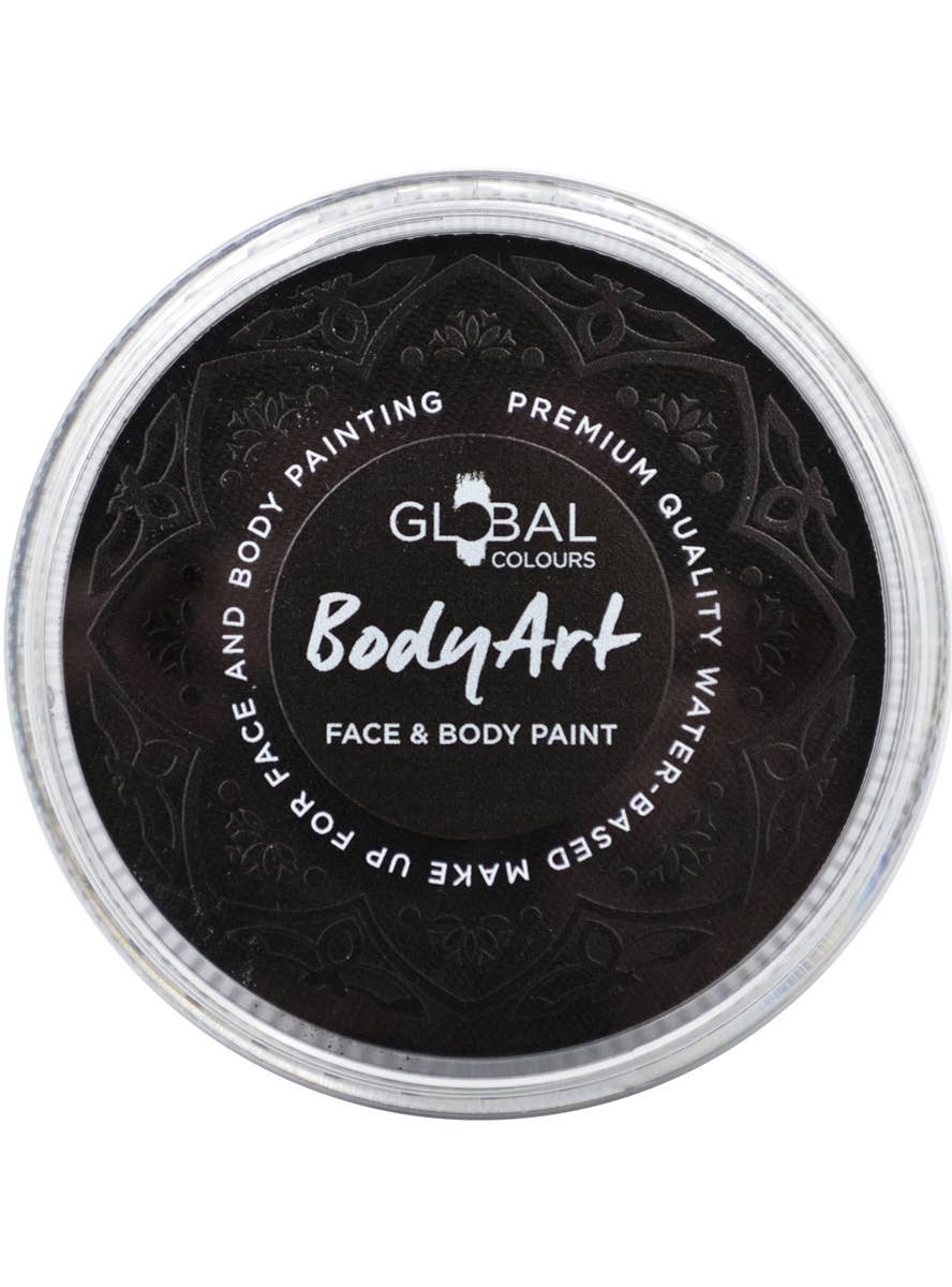 Black Water Based Face and Body Cake Makeup - Front Image