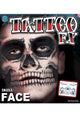 Men's Mexican Skull Temporary Face Tattoo Makeup Main Image