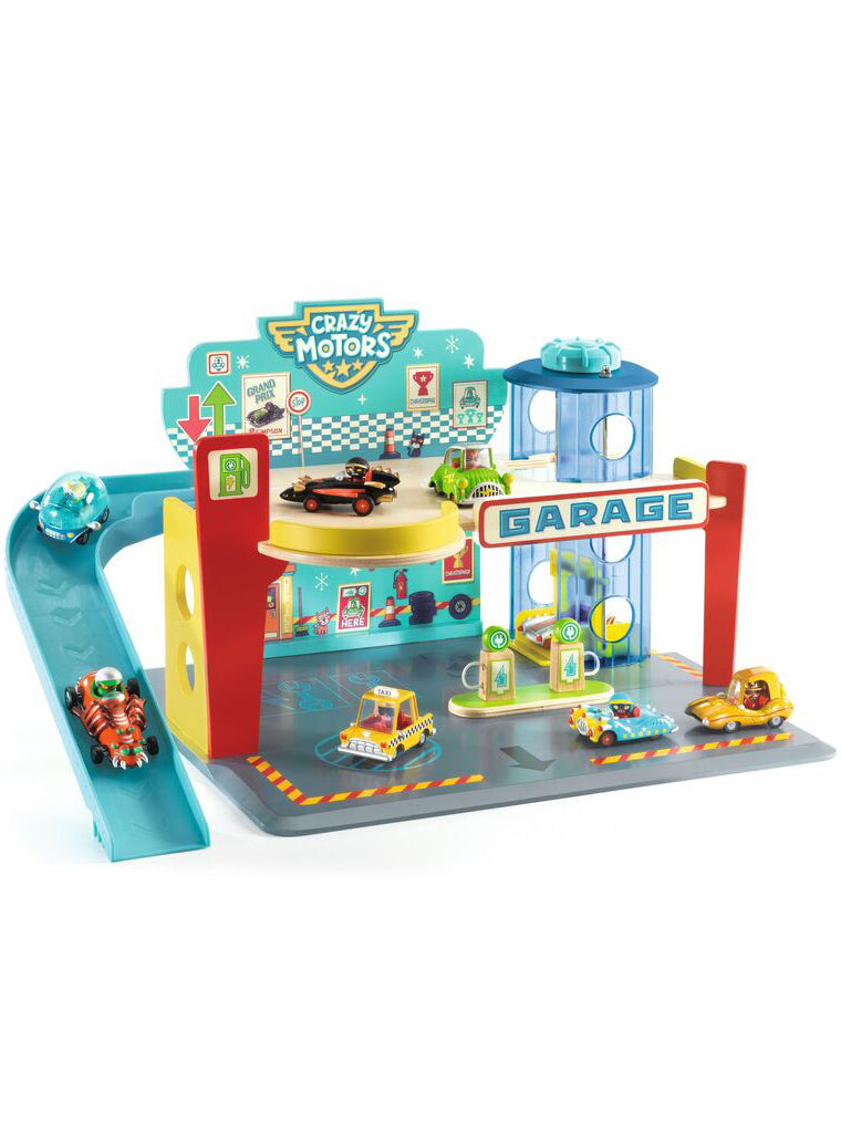 Crazy Motors Garage Toy Set