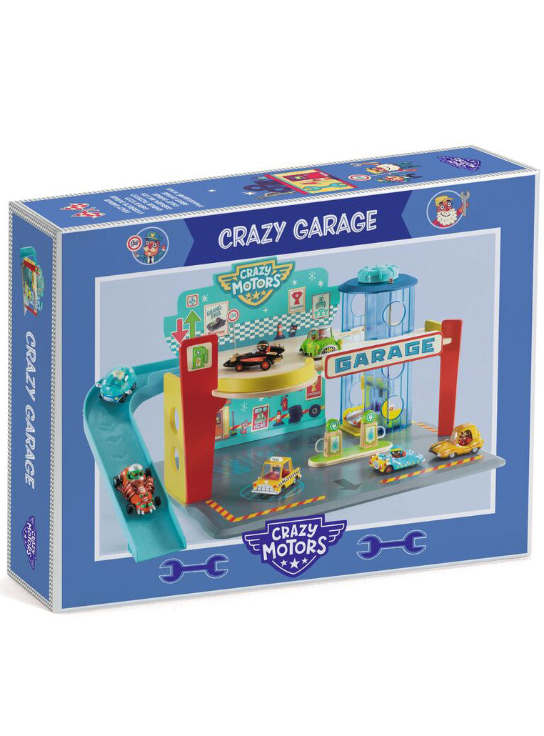 Crazy Motors Garage Toy Set
