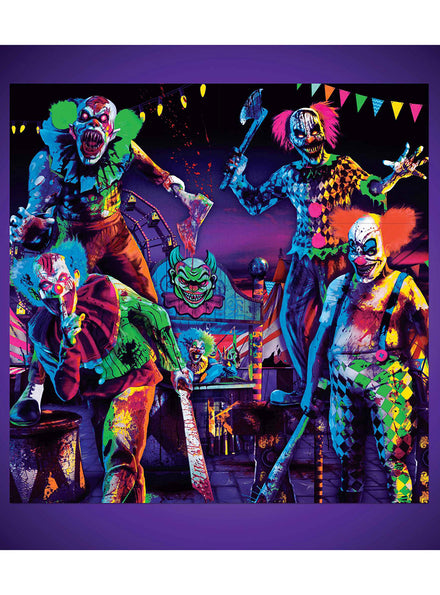 Halloween 6 Piece Creepy Carnival Decorating Kit - Main Image