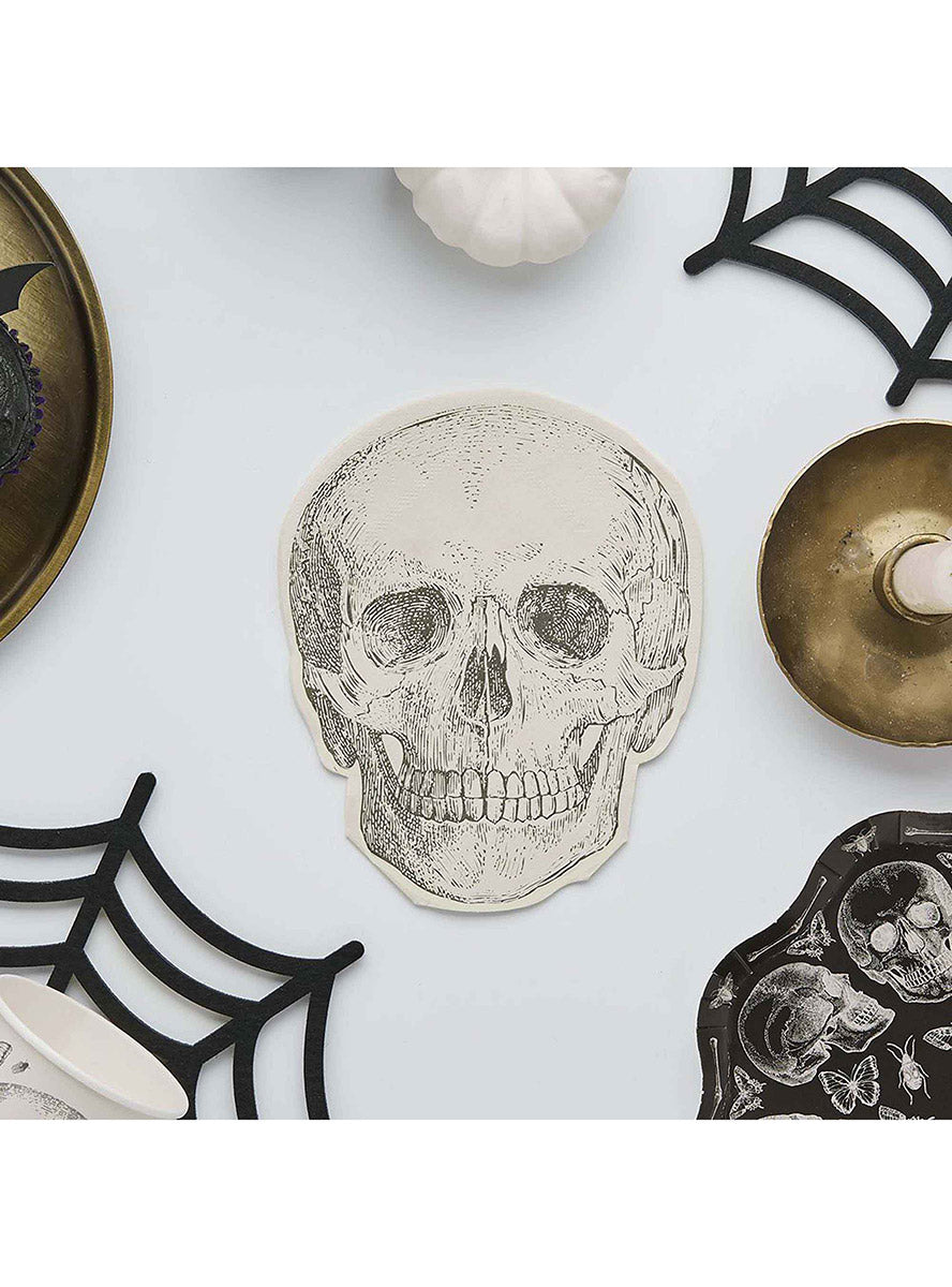 Pack of 16 Creepy Chic Paper Napkins - Alternate Image