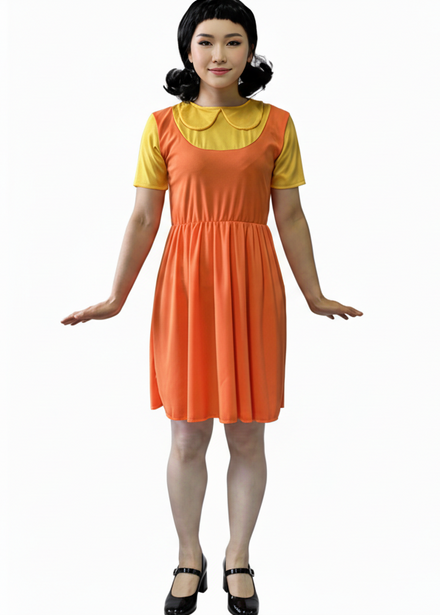 Image of Squid Play Robot Doll Women's Dress Up Costume - main image
