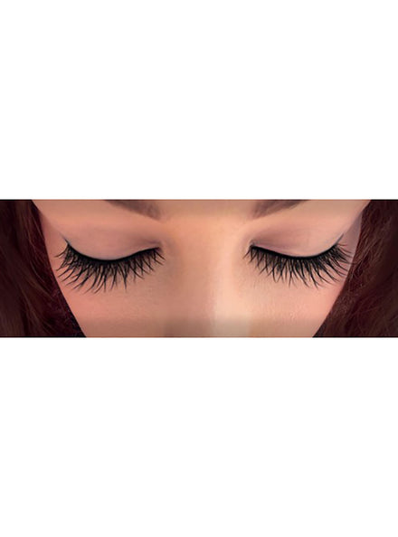 Plain Black Criss Cross Stick On Eyelashes