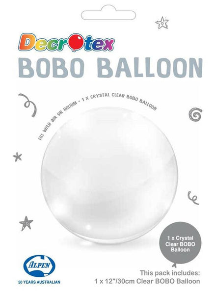 Image of Crystal Clear 45cm Bobo Balloon